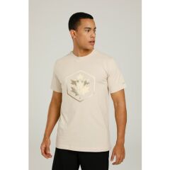 Lumberjack CT1323 Ames T-Shirt 2fx Bej Erkek T-Shirt