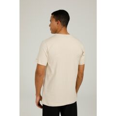 Lumberjack CT1323 Ames T-Shirt 2fx Bej Erkek T-Shirt