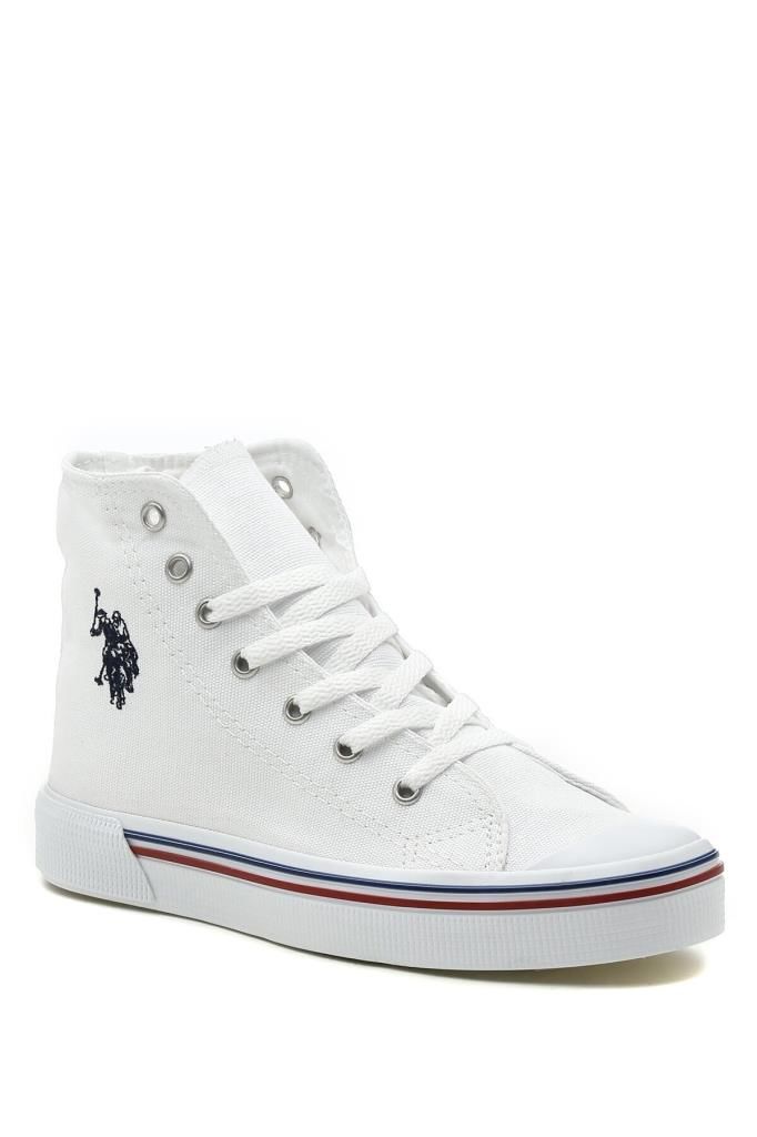 U.S. Polo Assn. PENELOPE HIGH 2FX Beyaz Kadın Sneaker
