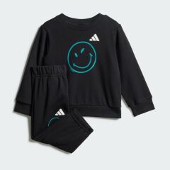 adidas I Smi Jogger Erkek Bebek Eşofman Takımı Siyah JN2151