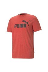 Puma Ess Heather Tee High Risk Red Erkek Kırmızıtişört 58673611