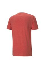 Puma Ess Heather Tee High Risk Red Erkek Kırmızıtişört 58673611