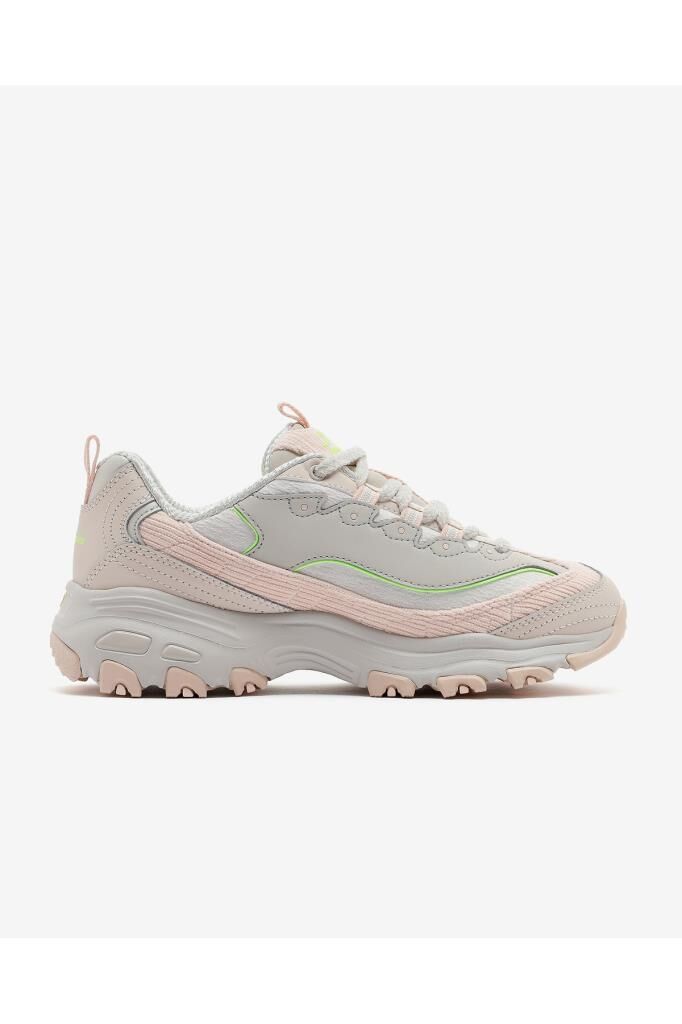 Skechers D'lites Corduroy Chic Kadın Sneakers Bej 150242 NTMT