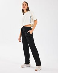 Skechers W Micro Wide Leg Pant Kadın Eşofman Altı Siyah S2510121-001