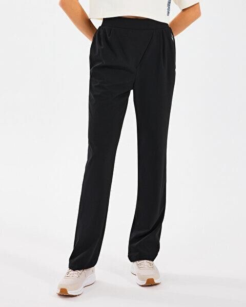 Skechers W Micro Wide Leg Pant Kadın Eşofman Altı Siyah S2510121-001