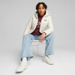 Puma Essentials Hooded Kadın Beyaz Kapüşonlu Mont 84894087