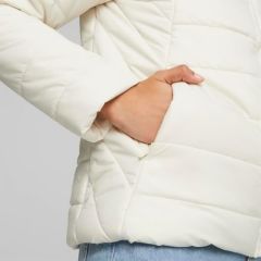 Puma Essentials Hooded Kadın Beyaz Kapüşonlu Mont 84894087