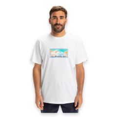 Quiksilver Ev Gradıent Box Ss Erkek Tişört Beyaz EQYZT08045-908
