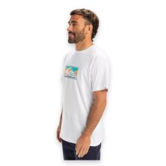 Quiksilver Ev Gradıent Box Ss Erkek Tişört Beyaz EQYZT08045-908