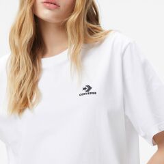 Converse Go-To Unisex Beyaz T-Shirt - 10023876.102