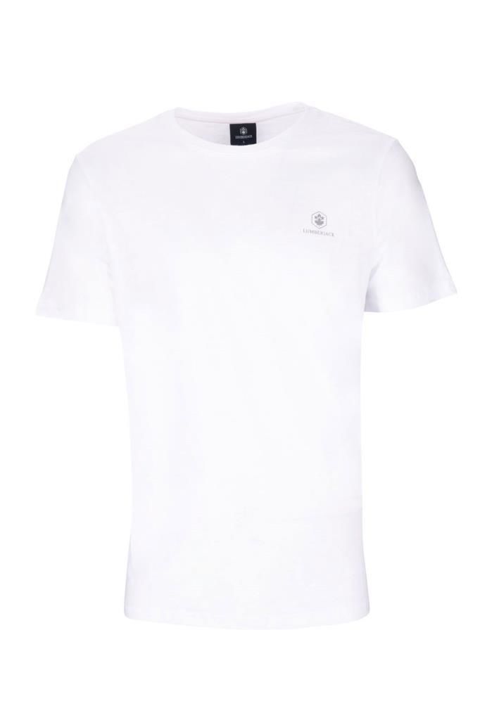 Lumberjack 2M M-1815 Raelyn KK Erkek Beyaz T-Shirt 2FX