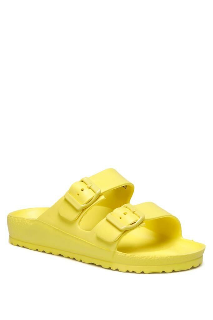 Lumberjack HOLIDAY 2FX Sarı Kadın Mantar Terlik