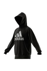 adidas adidas Kapüşon Yaka Siyah Erkek Sweatshırt Ic9363