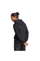 adidas adidas Kapüşon Yaka Siyah Erkek Sweatshırt Ic9363
