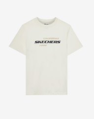 Skechers M Lightweight Graphic Erkek Tişört Beyaz S2510160-102
