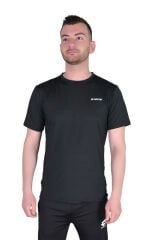Lotto 2M SN956 Steward Minimal Logo Erkek Siyah T-Shirt
