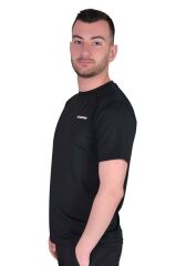 Lotto 2M SN956 Steward Minimal Logo Erkek Siyah T-Shirt