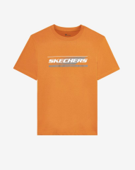 Skechers M Lightweight Graphic Erkek Tişört Turuncu S2510164-836