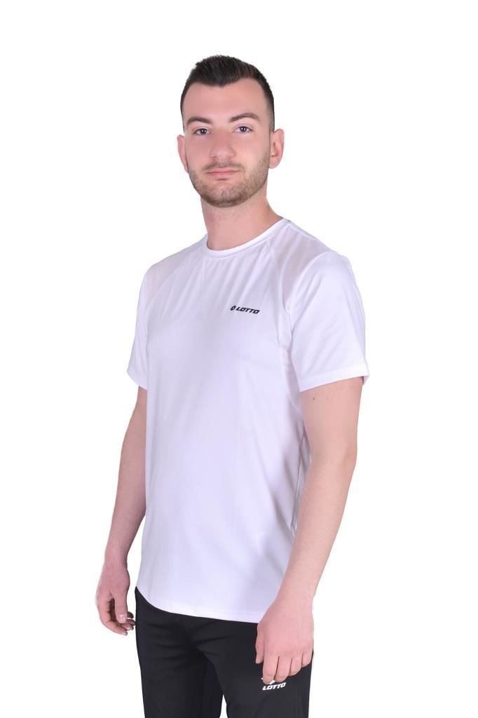 Lotto Sn956 Stewart Minimal Logo 2fx Erkek T-shirt Beyaz