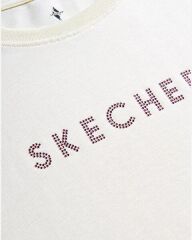 Skechers W Crop Fit Graphic Tee Kadın Tişört Beyaz S2510147-102