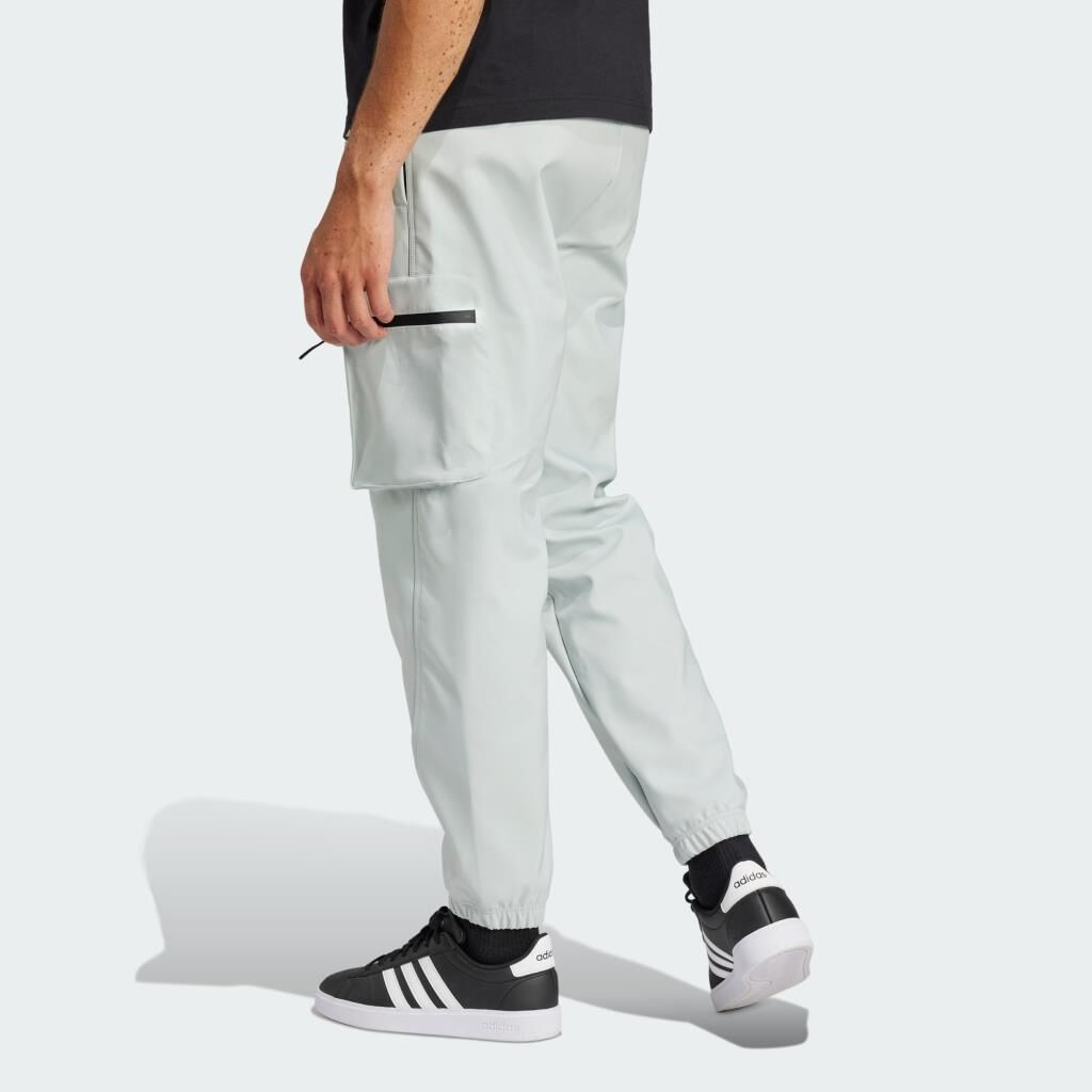 adidas City Escape Premium Cargo Trousers Erkek Eşofman Altı Gri JF3286