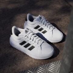adidas Grand Court Platform Kadın Sneakers Beyaz IE1092
