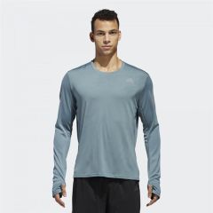 Adidas Response Erkek Mavi Uzun Kollu Tişört CY5765