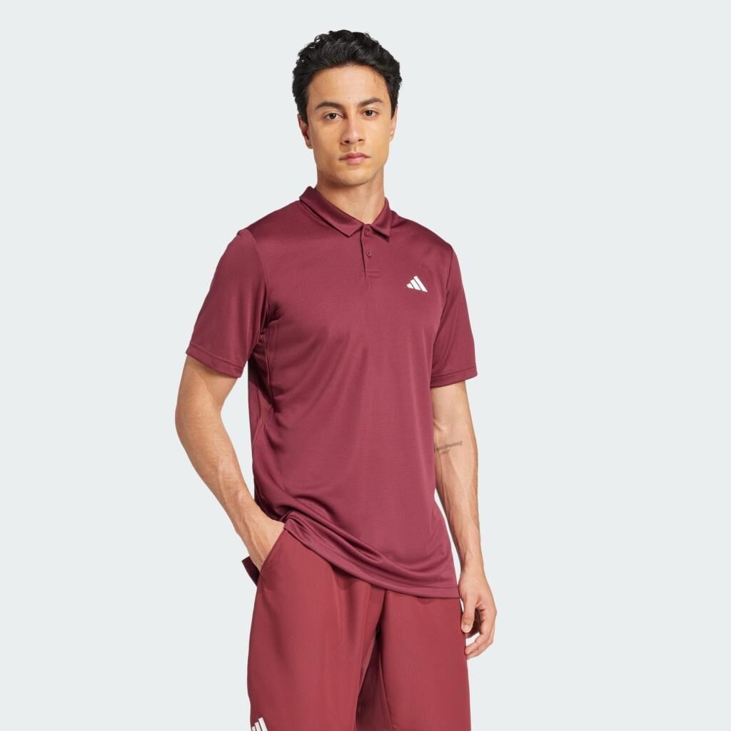 adidas Climacool Erkek Polo Yaka Tişört Bordo JH3396