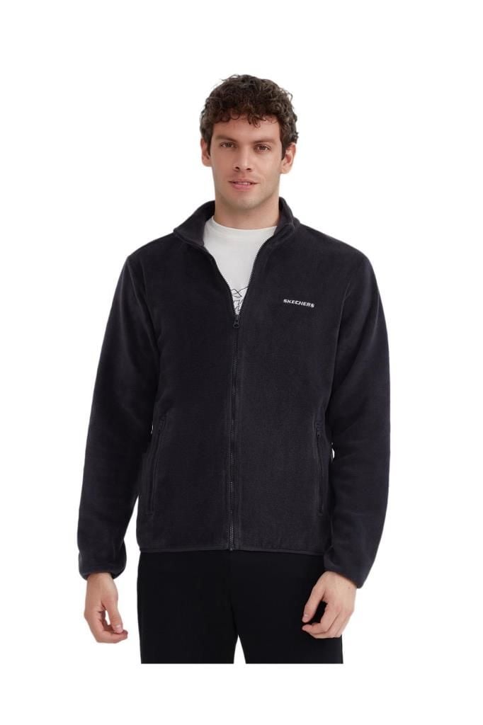 Skechers S212171-003 M Turtle Neck Polar Antrasit Erkek Sweatshirt