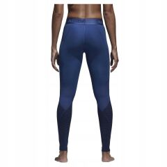 Adidas Alphaskin Sport Printed Kadın Mavi Tayt CE3982