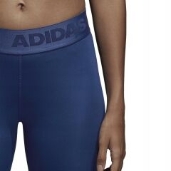 Adidas Alphaskin Sport Printed Kadın Mavi Tayt CE3982