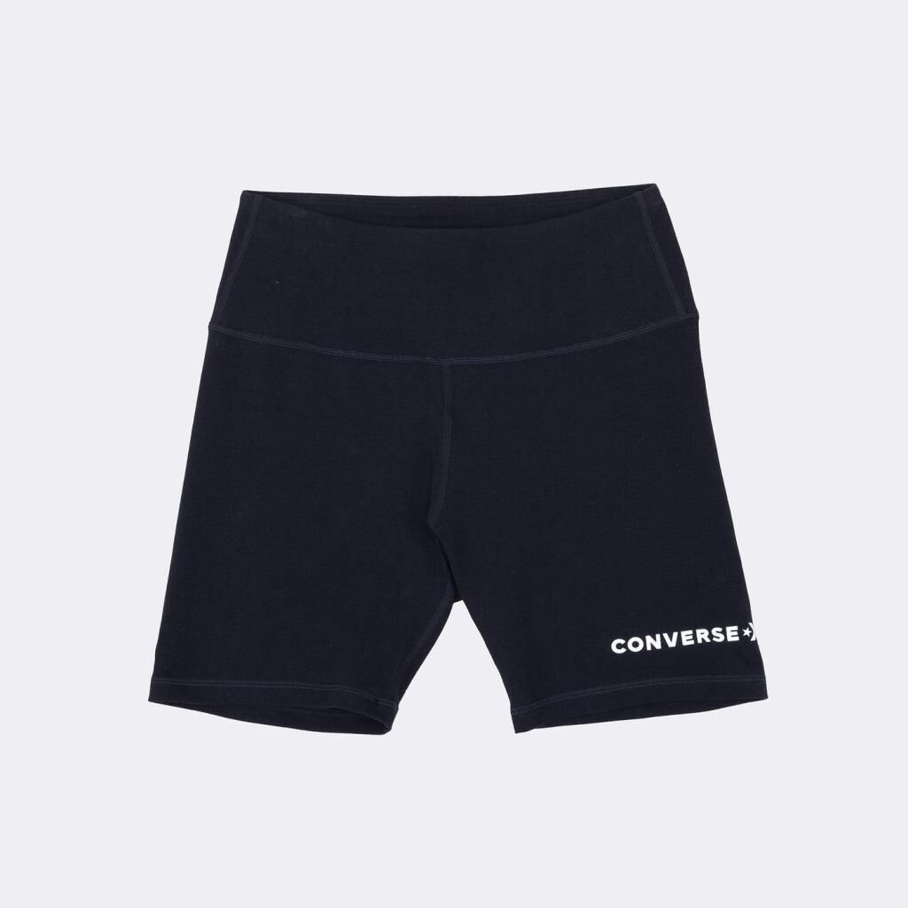 Converse Wordmark Kadın Siyah Bisiklet Şortu - 10024539.001