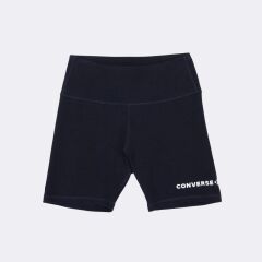 Converse Wordmark Kadın Siyah Bisiklet Şortu - 10024539.001