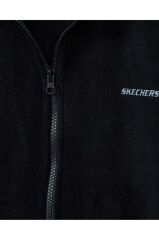 Skechers M Turtle Neck Full Zip Polar Erkek Siyah Polar S212171-001