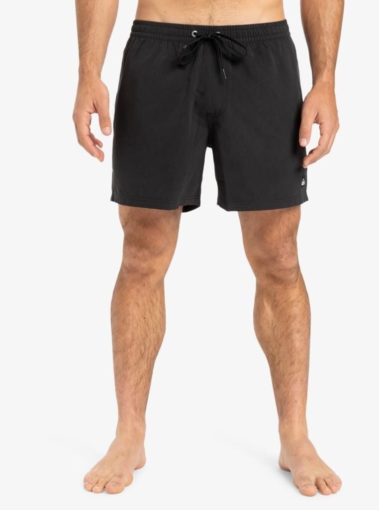 Quiksilver Everyday Solid Volley 15 Erkek Deniz Şortu Siyah EQYJV04120-KVJ0