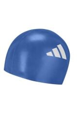 adidas 3-stripes Swim Cap Kids - Royal Blue/white Çocuk Bonesi IA8304