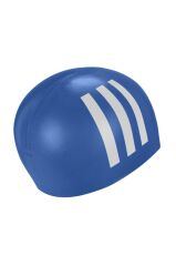 adidas 3-stripes Swim Cap Kids - Royal Blue/white Çocuk Bonesi IA8304