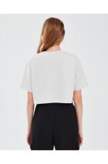 Skechers Graphic T-shirt W Short Sleeve Kadın Beyaz Tshirt S241014-001