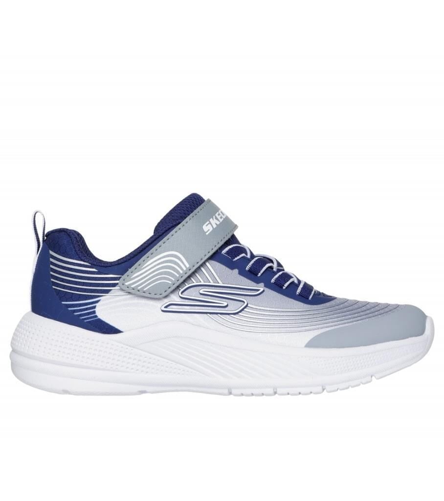 Skechers Microspec Advance Erkek Çocuk Spor Ayakkabı Gri 403926L NVLG