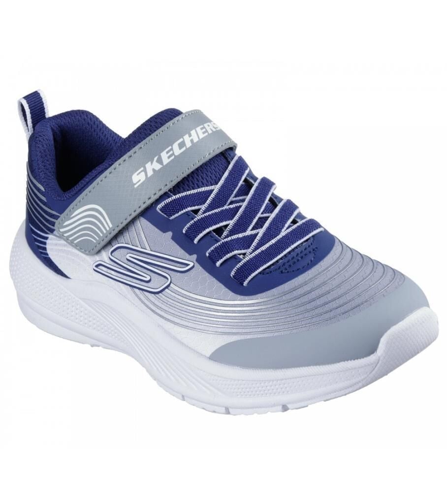 Skechers Microspec Advance Erkek Çocuk Spor Ayakkabı Gri 403926L NVLG