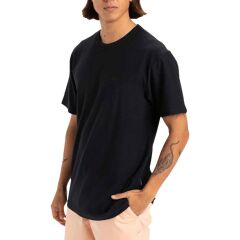 Quiksilver Slub Roundneck Erkek Tişört Siyah EQYKT04377-KVJ0