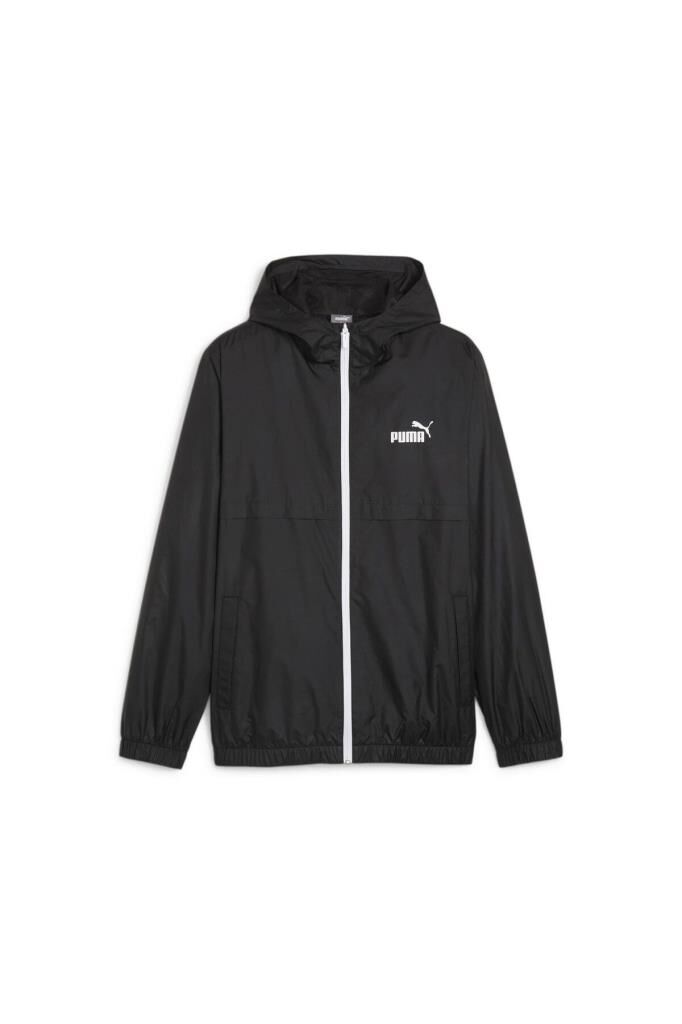Puma Ess Solid Windbreaker Erkek Rüzgarlık Siyah 84748452