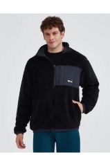 Skechers S232294-001 Erkek Outdoor Polar Sweat Siyah