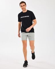 Skechers M Lightweight Graphic Erkek Tişört Siyah S2510169-001