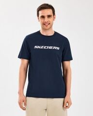 Skechers M Lightweight Graphic Erkek Tişört Lacivert S2510169-410