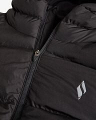 Skechers W Outerwear Puffer Jacket Kadın Mont Uzun Siyah S242132-001