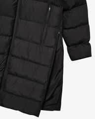 Skechers W Outerwear Puffer Jacket Kadın Mont Uzun Siyah S242132-001