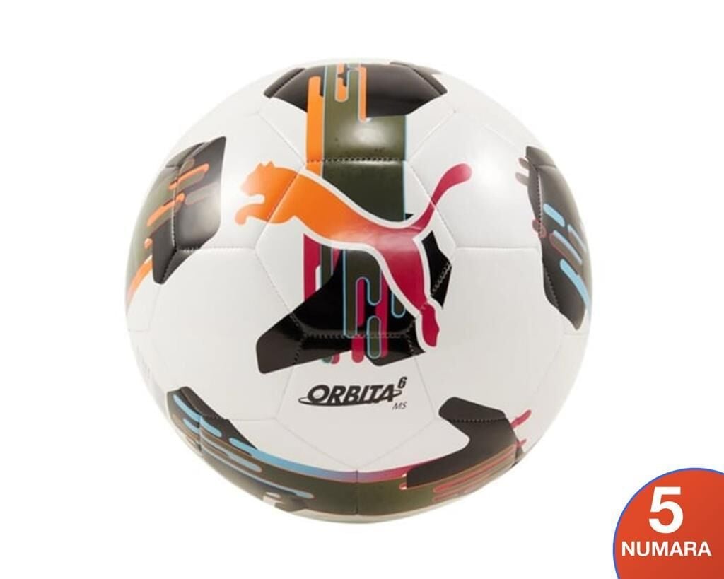 Puma Orbita 6 MS Futbol Topu Beyaz 08433501