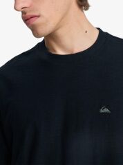 Quiksilver Slub Roundneck - Short Sleeve Erkek Antrasit T-Shirt - EQYKT04391 11783