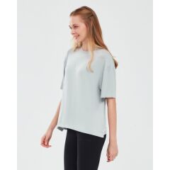 Skechers Graphic T-Shirt W Short Sleeve Kadın Gri Tshirt S241174-035